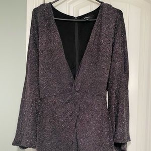 Beautiful shining dress and jumpsuit